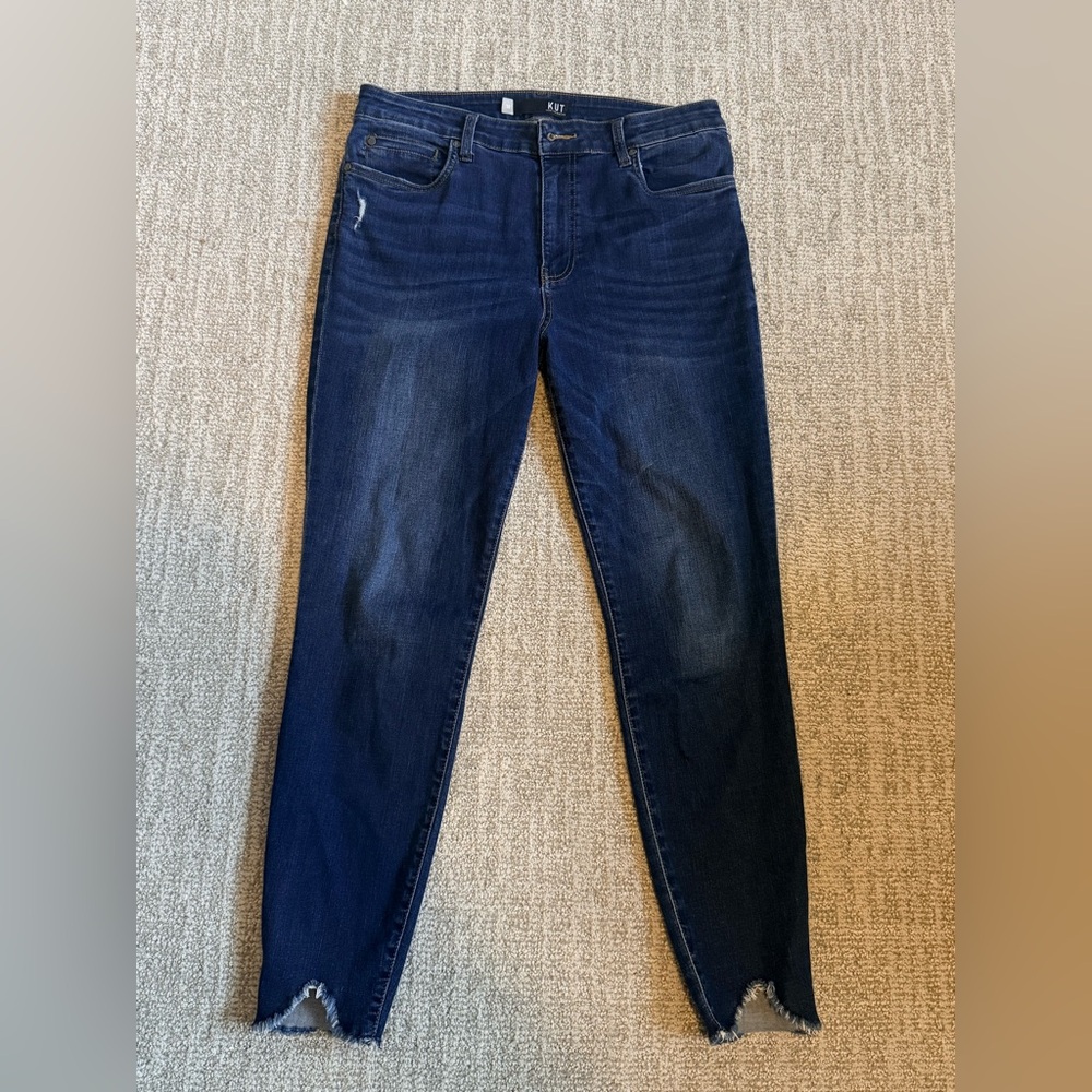 KUT from the Kloth Donna High-Rise Ankle Jeans
